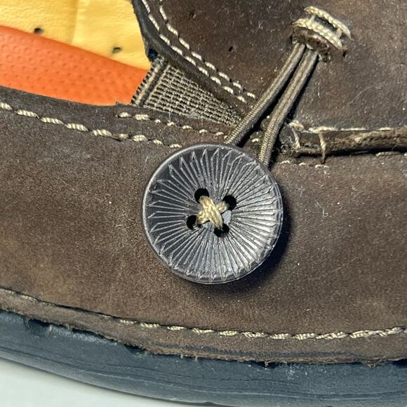 Unstructured By Clarks Slip-On Loafer Shoe Size 7.5 Brown Suede Leather Un.Loop - Picture 6 of 13